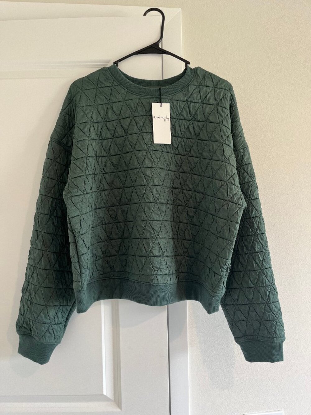 Thread and Supply Army Green Sweater Size XL